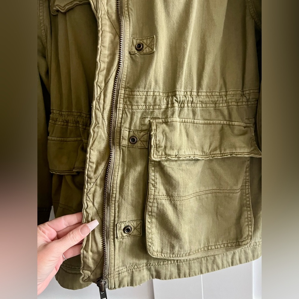 We The Free Khaki Utility Jacket - Picture 4 of 7